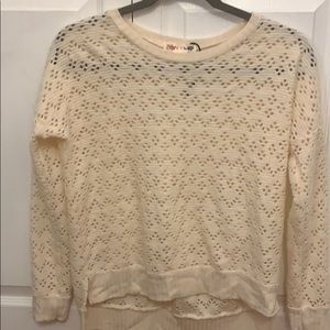 Cream Doll and Rockets sweater size large